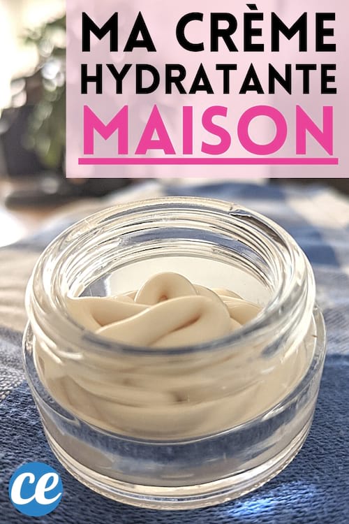 pot de crème hydratante faite maison