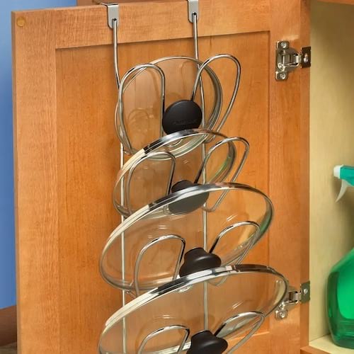 Structure de rangement pour accrocher les ustensiles de cuisine