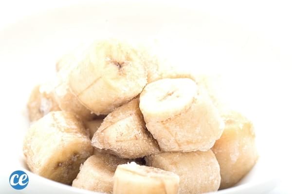 rondelle de banane congelée