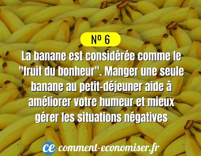 Saviez-vous que la banane est considéré comme le fruit du bonheur ?