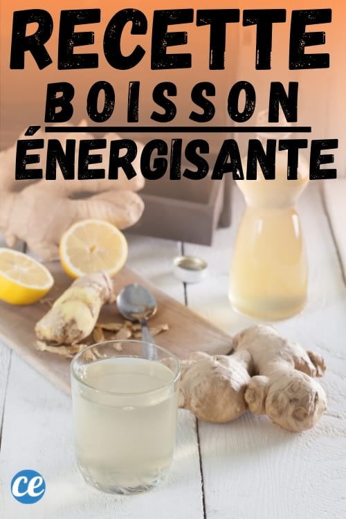 recette boisson énergisante au citron gingembre et miel