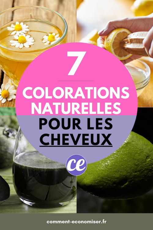 comment colorer cheveux naturellement