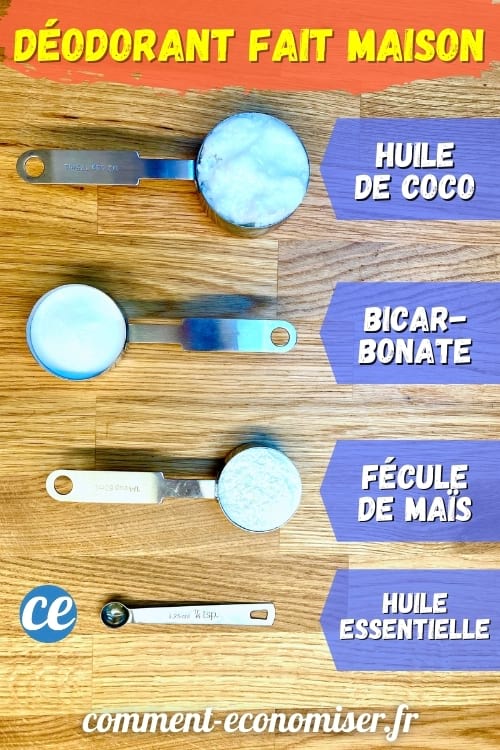 La recette facile du déodorant fait maison.