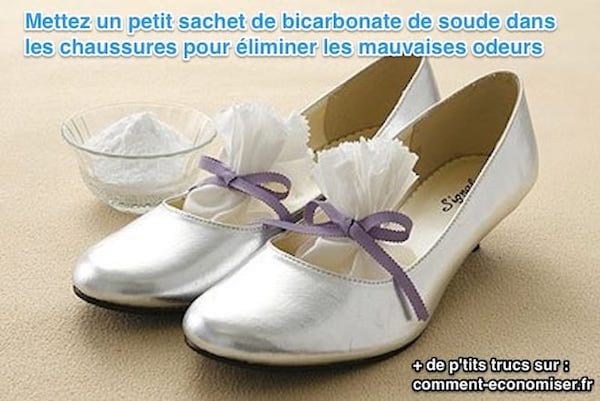 astuces naturelle pour éliminer odeur chaussures