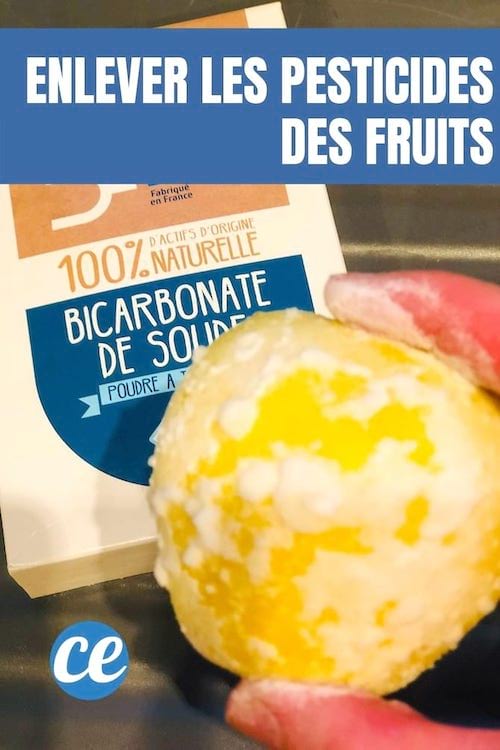Du bicarbonate de soude pour enlever les pesticides sur les fruits