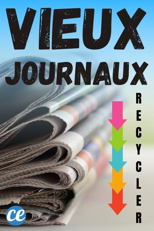 Utiliser du papier journal de mauvaise qualité