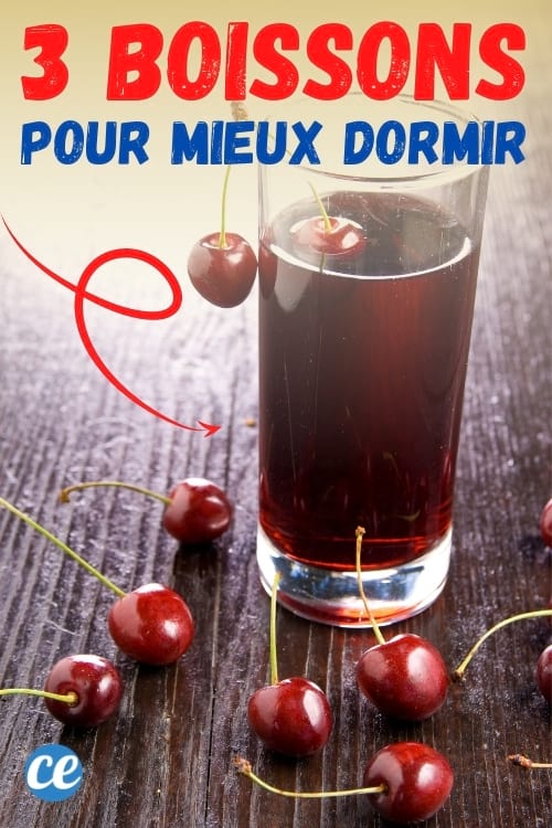 verre avec jus de cerise
