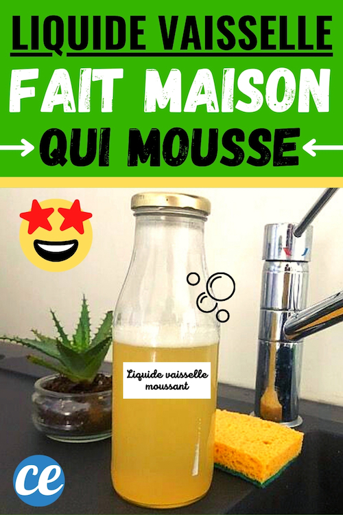 Ma Recette de Liquide Vaisselle Qui Mousse Vraiment Prêt en 2 Min.