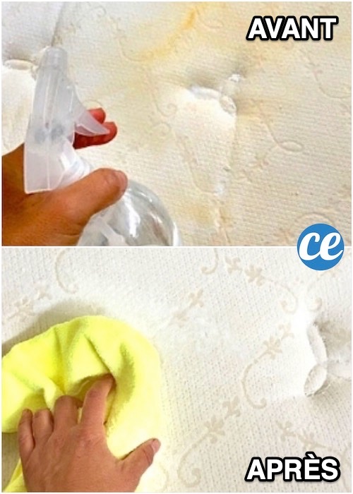 Comment Nettoyer un Matelas Taché & Jauni Au Naturel en 10 Min.