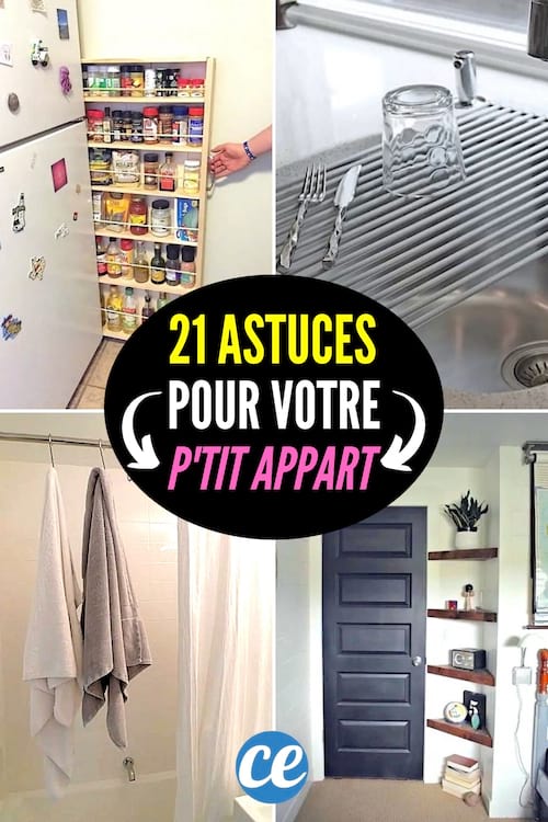 21 Astuces de Génie Pour Optimiser l'Espace D'un Petit Appartement.