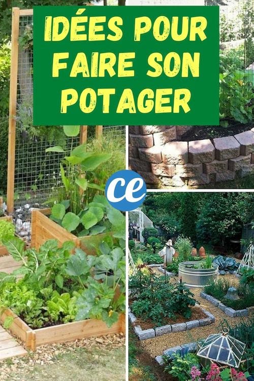 des idées pour organiser un potager : des potagers en hauteur, à la verticale, en carré...