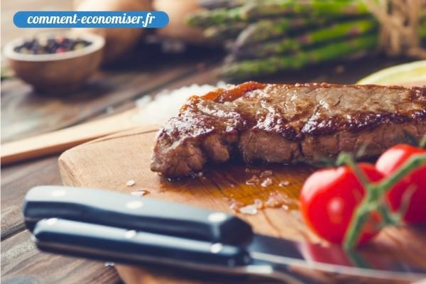 Il faut toujours laisser la viande reposer après la cuisson.