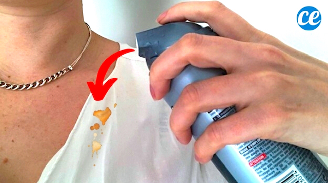 Comment Enlever une Tache de Fond de Teint Sur une Chemise Blanche.