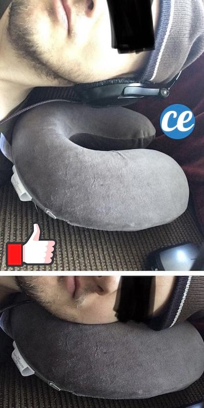 Un homme qui &eacute;coute de la musique allong&eacute; sur le c&ocirc;t&eacute; avec un casque audio