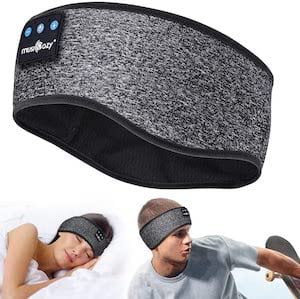 Des &eacute;couteurs bluetooth en forme de bandeau pour s'endormir avec de la musique