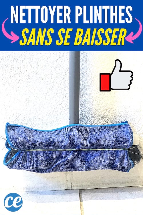 Une astuce facile pour nettoyer les plinthes sans se baisser grâce à un balai