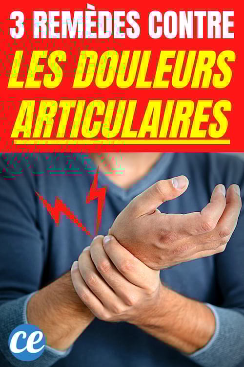 Un homme se tient le poignet à cause de douleurs articulaires et cherche des traitements