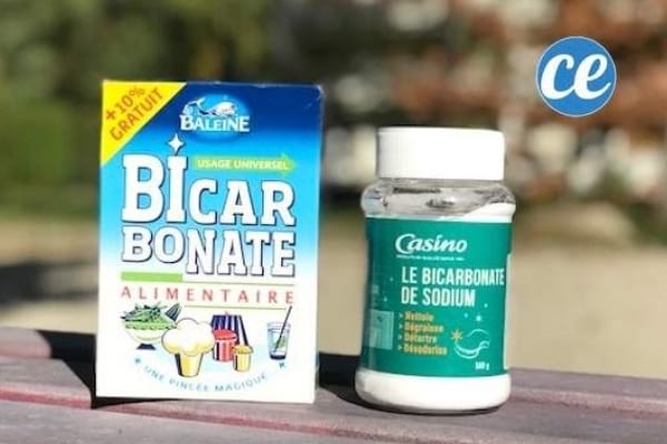 Deux différentes sortes de bicarbonate de soude pour remplacer l'eau de javel