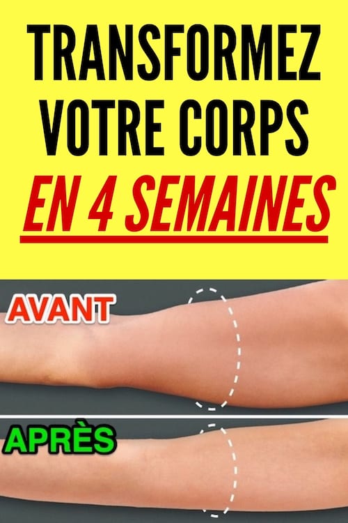 7 exercices pour un corps de rêve en seulement 4 semaines