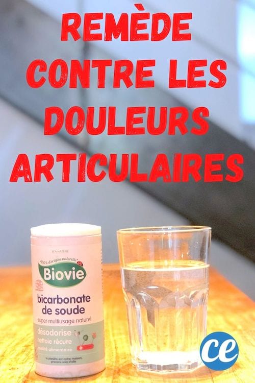 Du bicarbonate et un verre d'eau pour lutter contre les douleurs articulaires