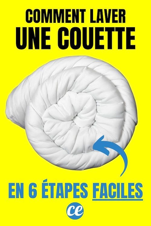 Comment laver une couette très sale à la machine ?