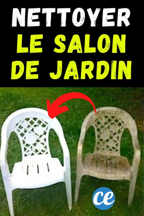 nettoyer des chaises en plastique vert avec du vinaigre blanc du bicarbonate et du liquide vaisselle