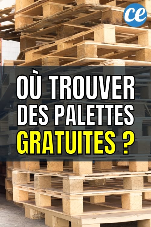 Où trouver des palettes en bois gratuites ?