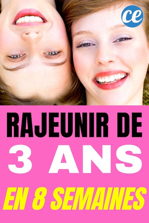 Le secret pour rajeunir de 3 ans en 8 semaines