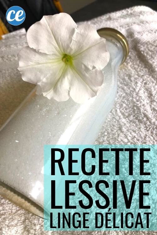 lessive maison pour linge délicat recette