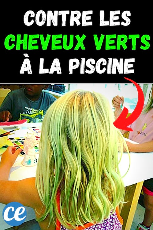 Le remède contre les cheveux verts à cause de la piscine