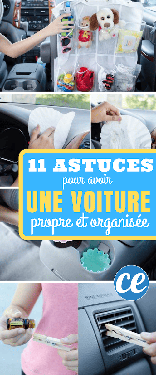 comment avoir une voiture propre et bien rangée