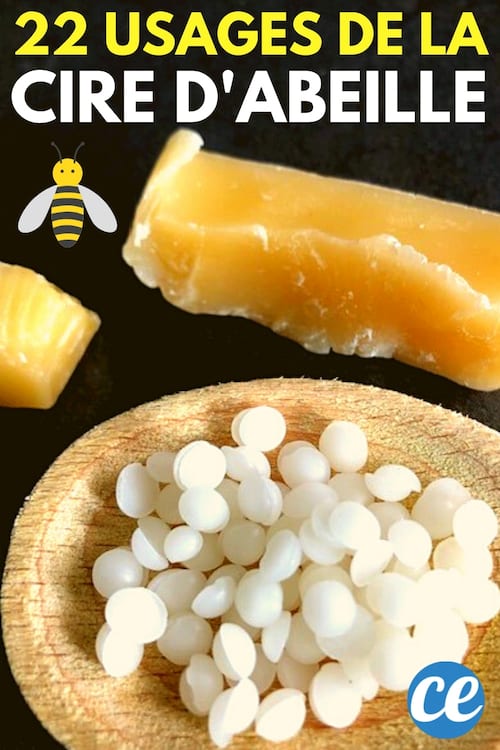 22 usages de la cire d'abeille en pastilles et en barre à la maison
