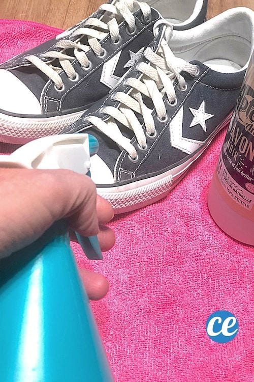 blanchir ses baskets avec un produit multi usage