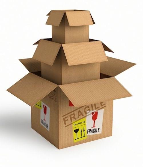 Des cartons doublés pour mieux les protéger durant le déménagement