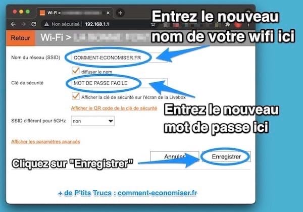 Livebox : Comment Changer Le Mot De Passe Wi-Fi Pour En Choisir Un ...