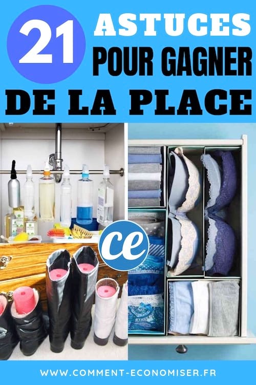 astuces pour gagner de la place à la maison
