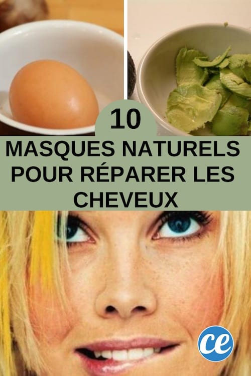 10 recettes de masques faits maison naturels pour les cheveux 