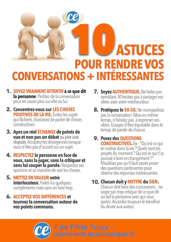 10 Astuces Simples Pour Rendre Vos Conversations Plus Intéressantes