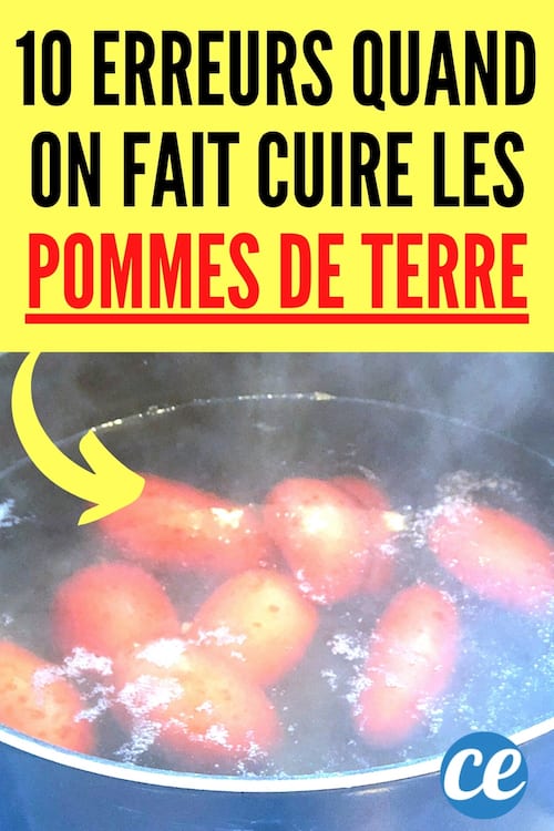 les erreurs à éviter pour la cuisson à l'eau des pommes de terre