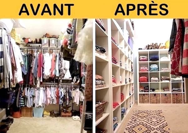 Avant après d'un dressing
