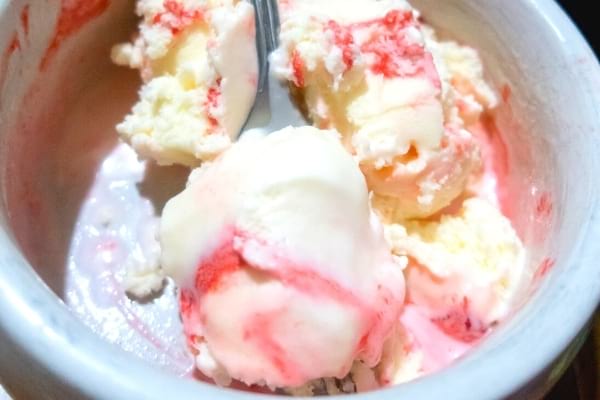 De la crème glacée