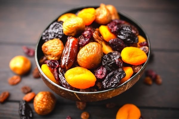 Bol de fruits secs