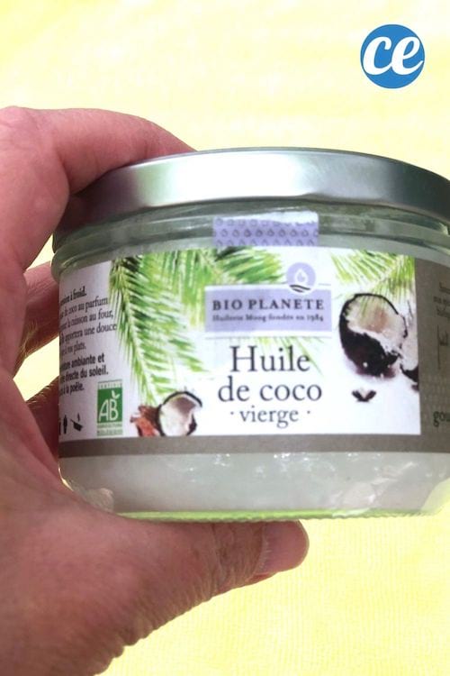 De l'huile de coco pour lisser les cheveux