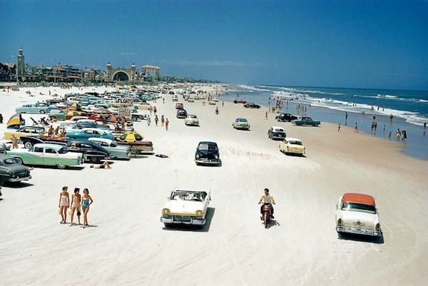 Daytona Beach en Floride en l'année 1957