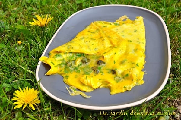 comment cuisiner les boutons de pissenlit en omelette