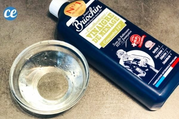 du vinaigre blanc concentré 14° pour éliminer les mauvaises odeurs
