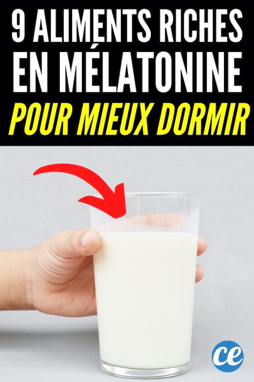 Quels sont les aliments riches en mélatonine ?