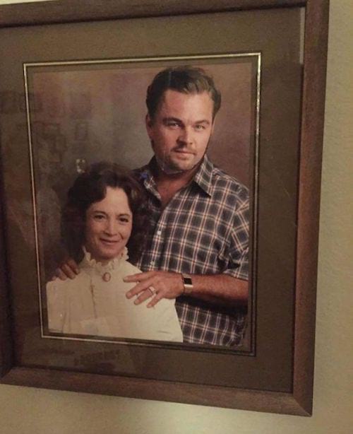 Cadre photo avec Léonardo Dicaprio