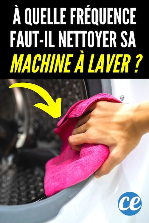 Les experts conseillent de nettoyer votre machine à laver une fois par mois.