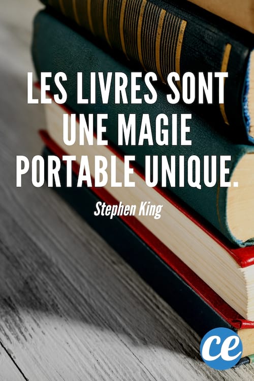 Les livres sont une magie portable unique.